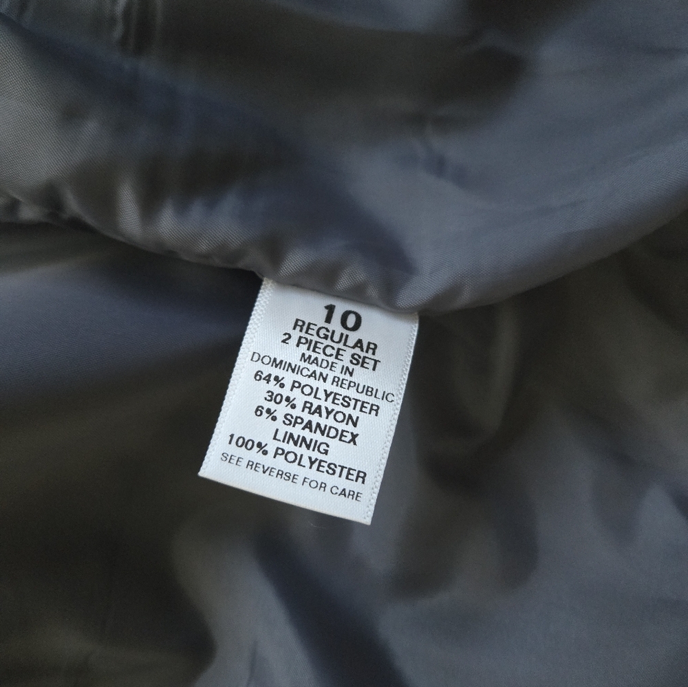 Boys Chaps size 10 Reg Grey Dress suit - Picture 4 of 7